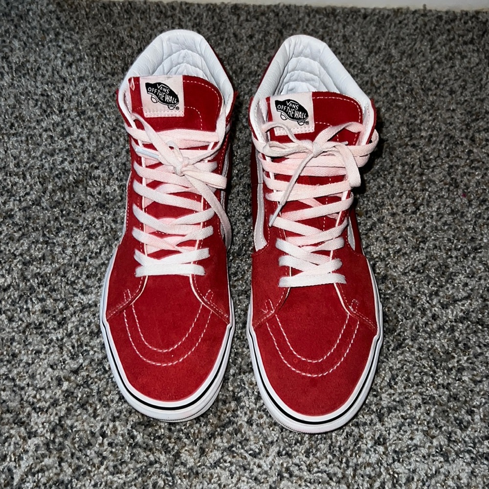 Red Sk8-Hi Shoe